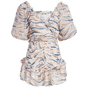 NWT Saylor Teryn Print Two Piece Minidress (Crop Top and Skirt Set)